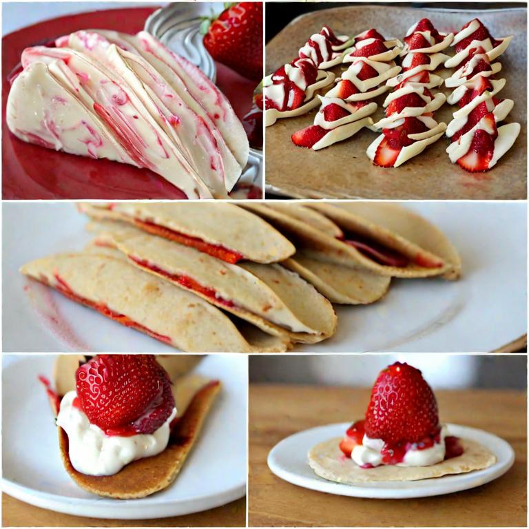 Strawberry Cheesecake Tacos