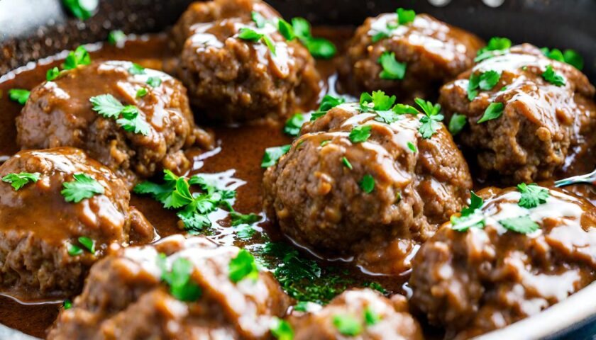 Skinnytaste Salisbury Steak Meatballs