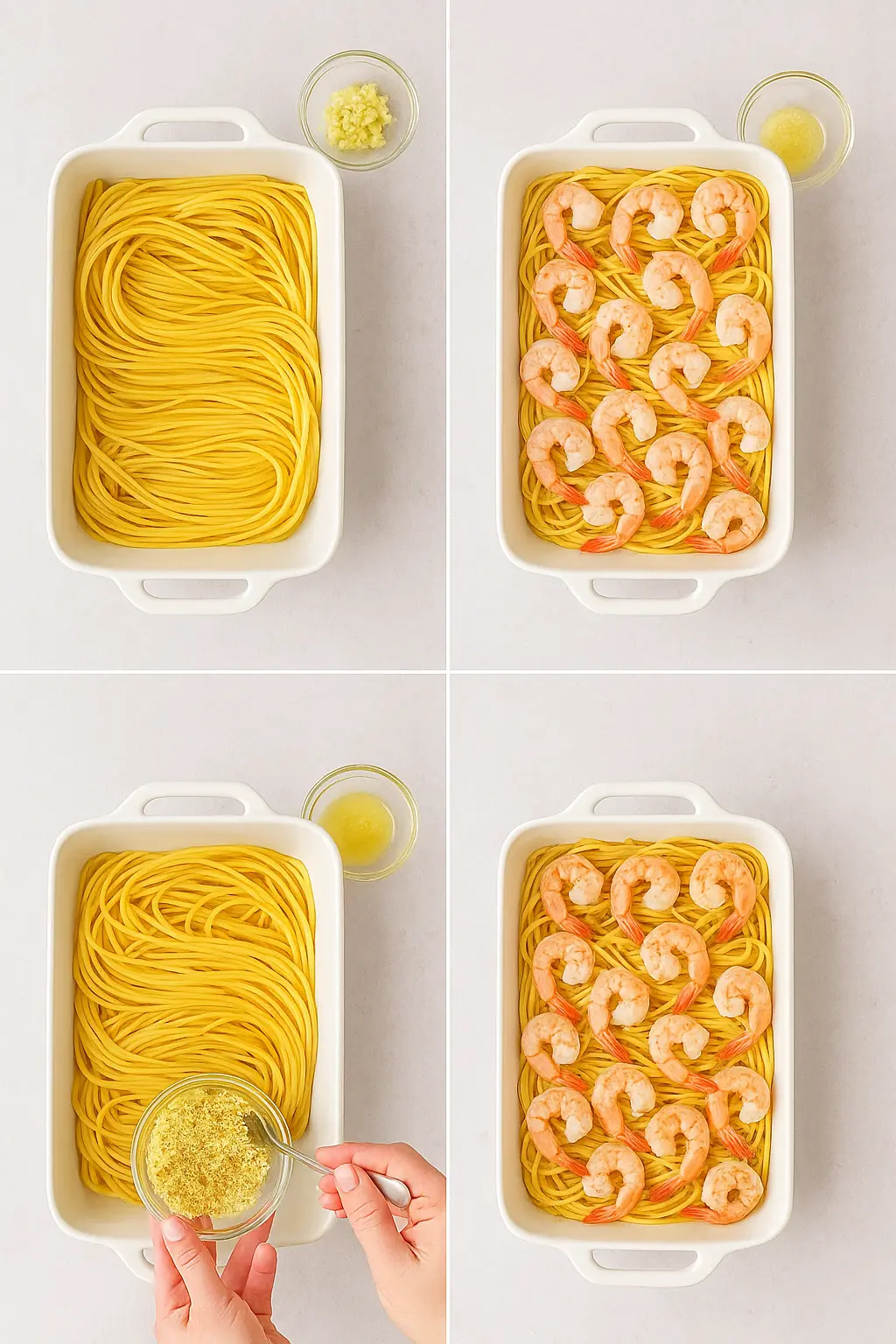 shrimp scampi pasta bake