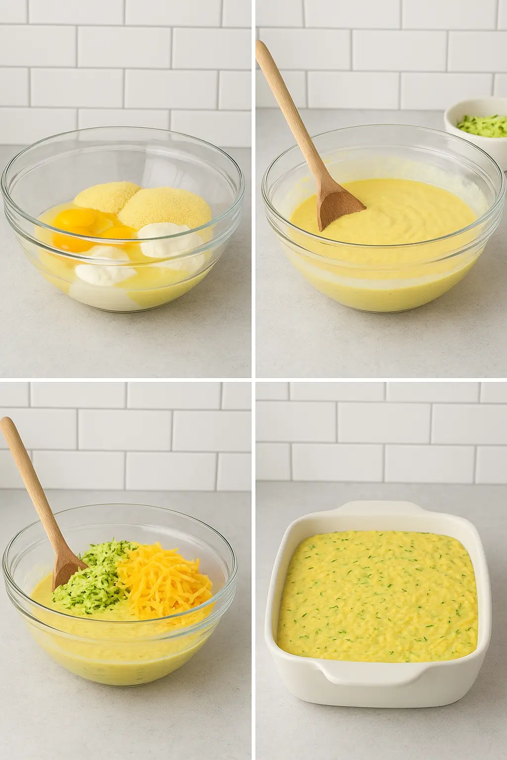 cheesy zucchini cornbread casserole