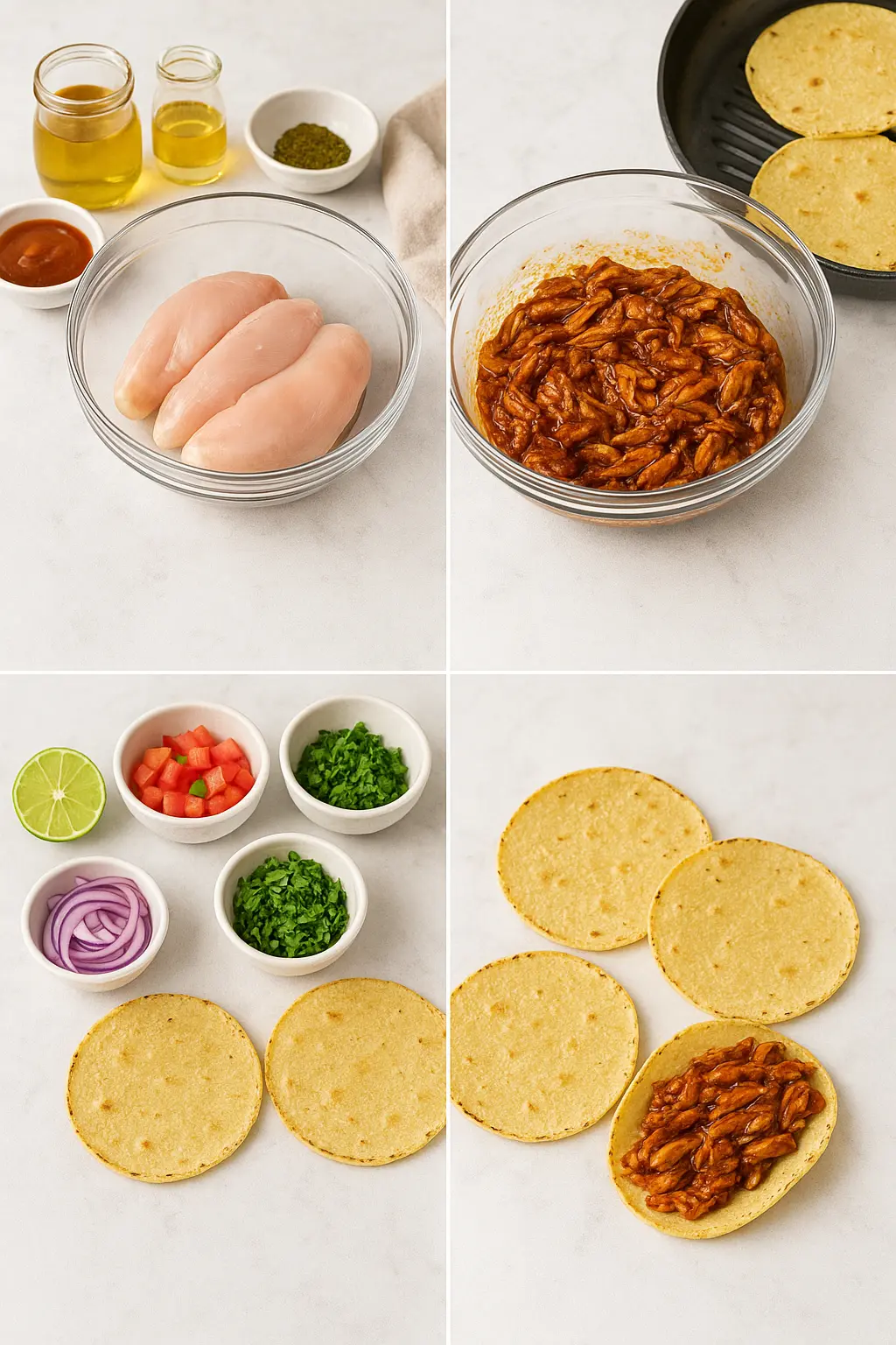 Honey Chipotle Chicken Tacos