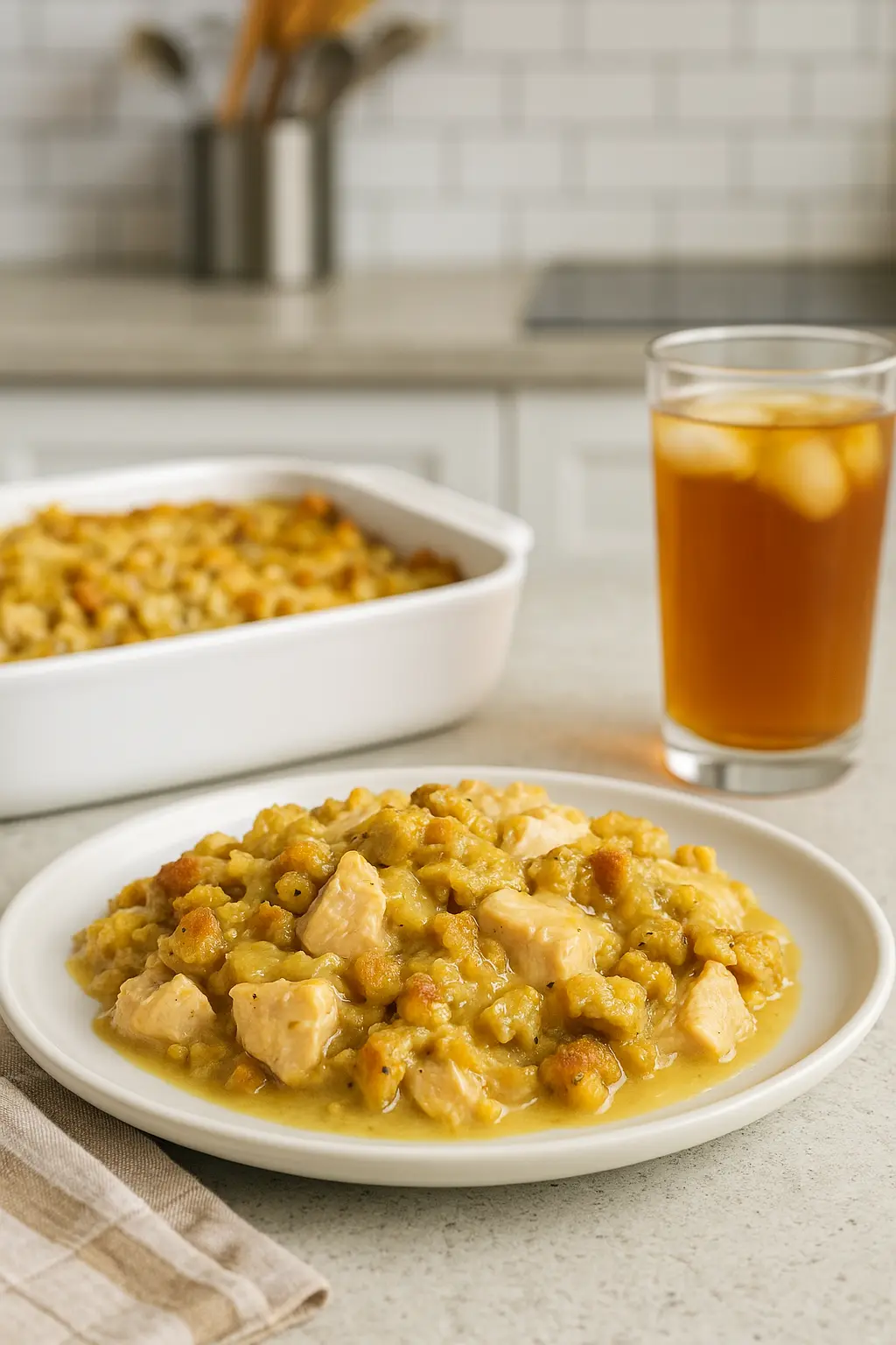 Chicken and Stuffing Casserole Recipe