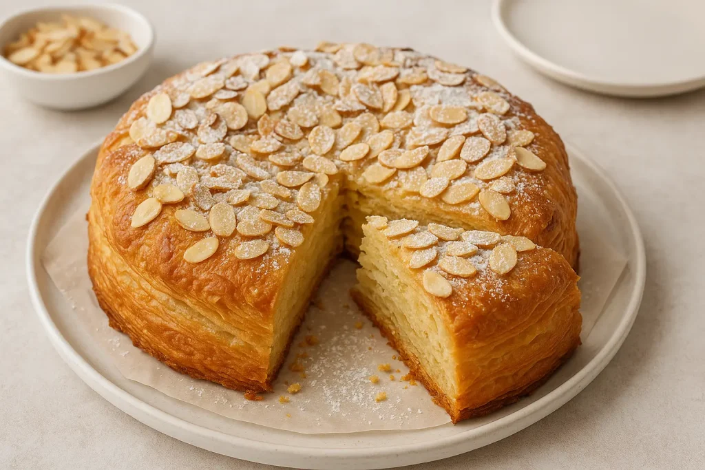 almond croissant cake