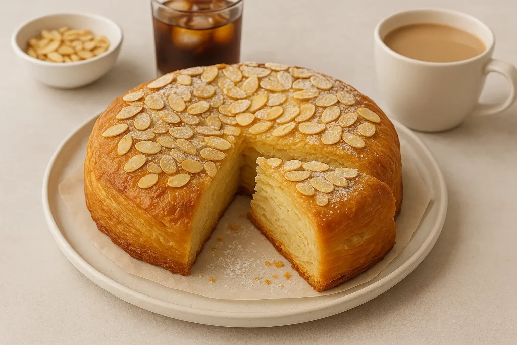almond croissant cake