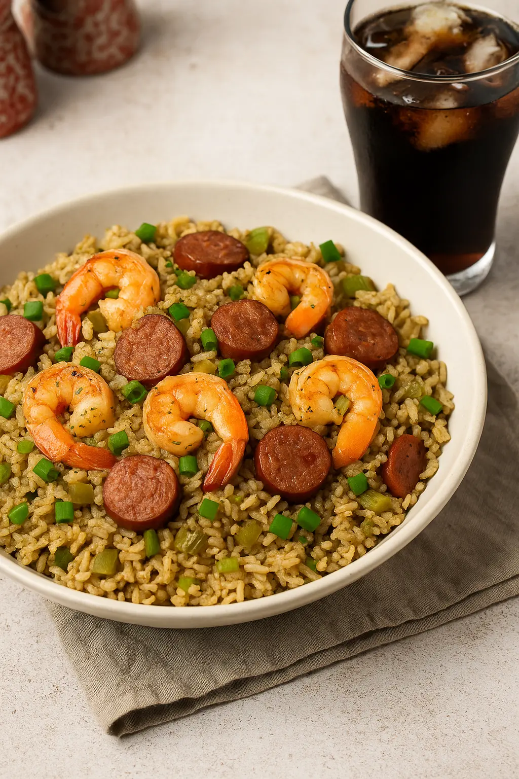 dirty rice recipe with shrimp and sausage