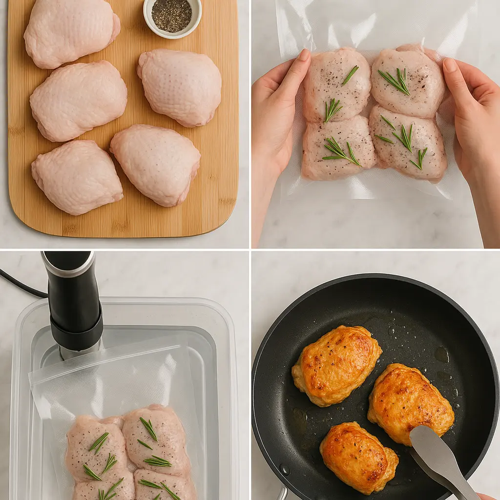 sous vide chicken thighs