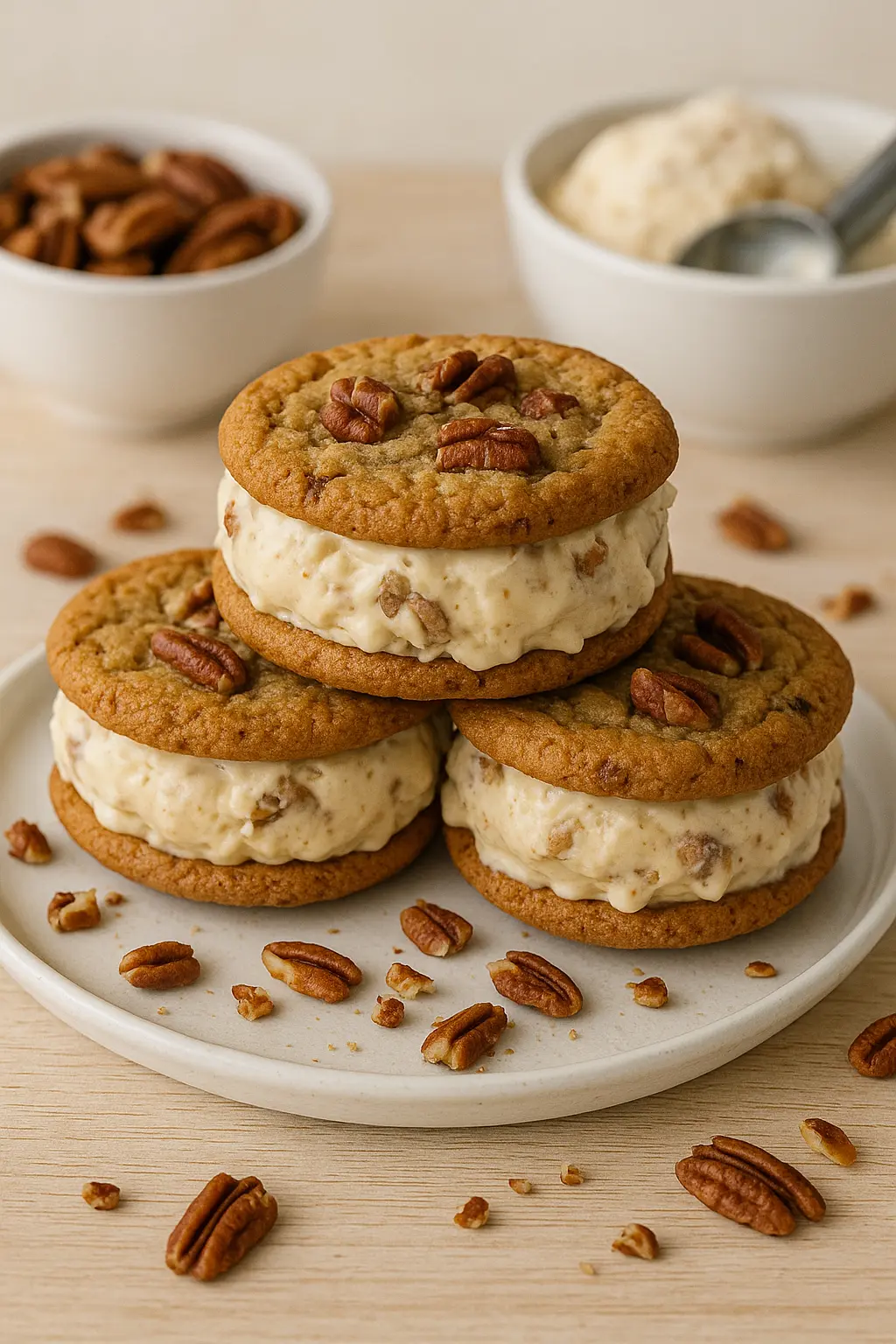 Butter Pecan Ice Cream Sandwiches: A Decadent Dessert Delight