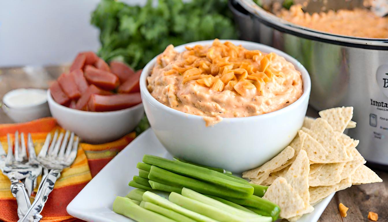 instant pot buffalo chicken dip