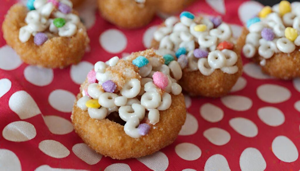 Mini Doughnut Fried Cheerios
