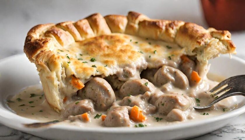 Sausage and Gravy Pot Pie