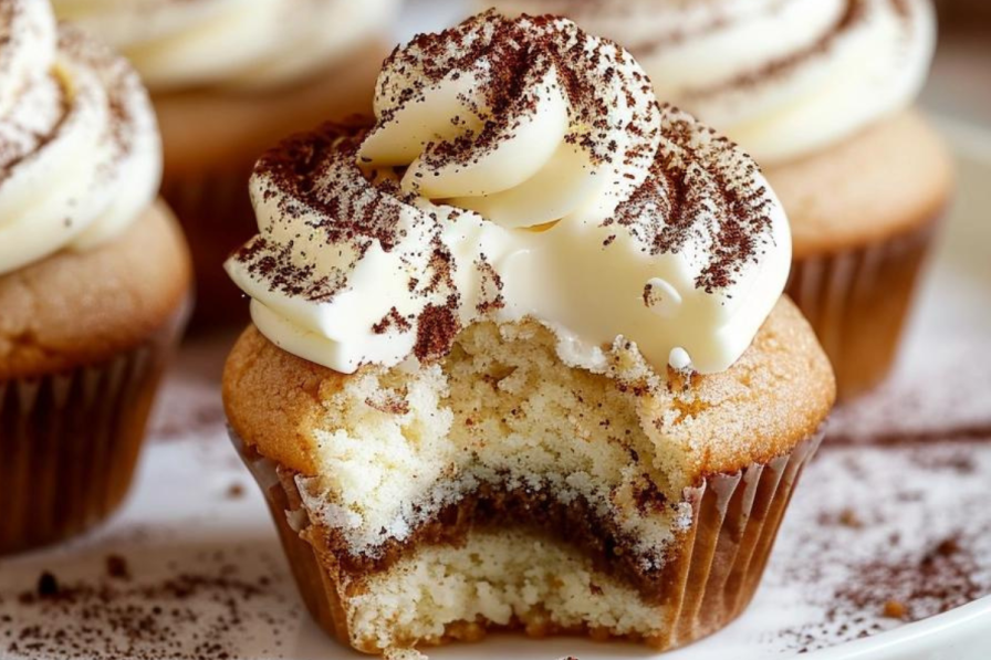 Irresistible Tiramisu Cupcakes