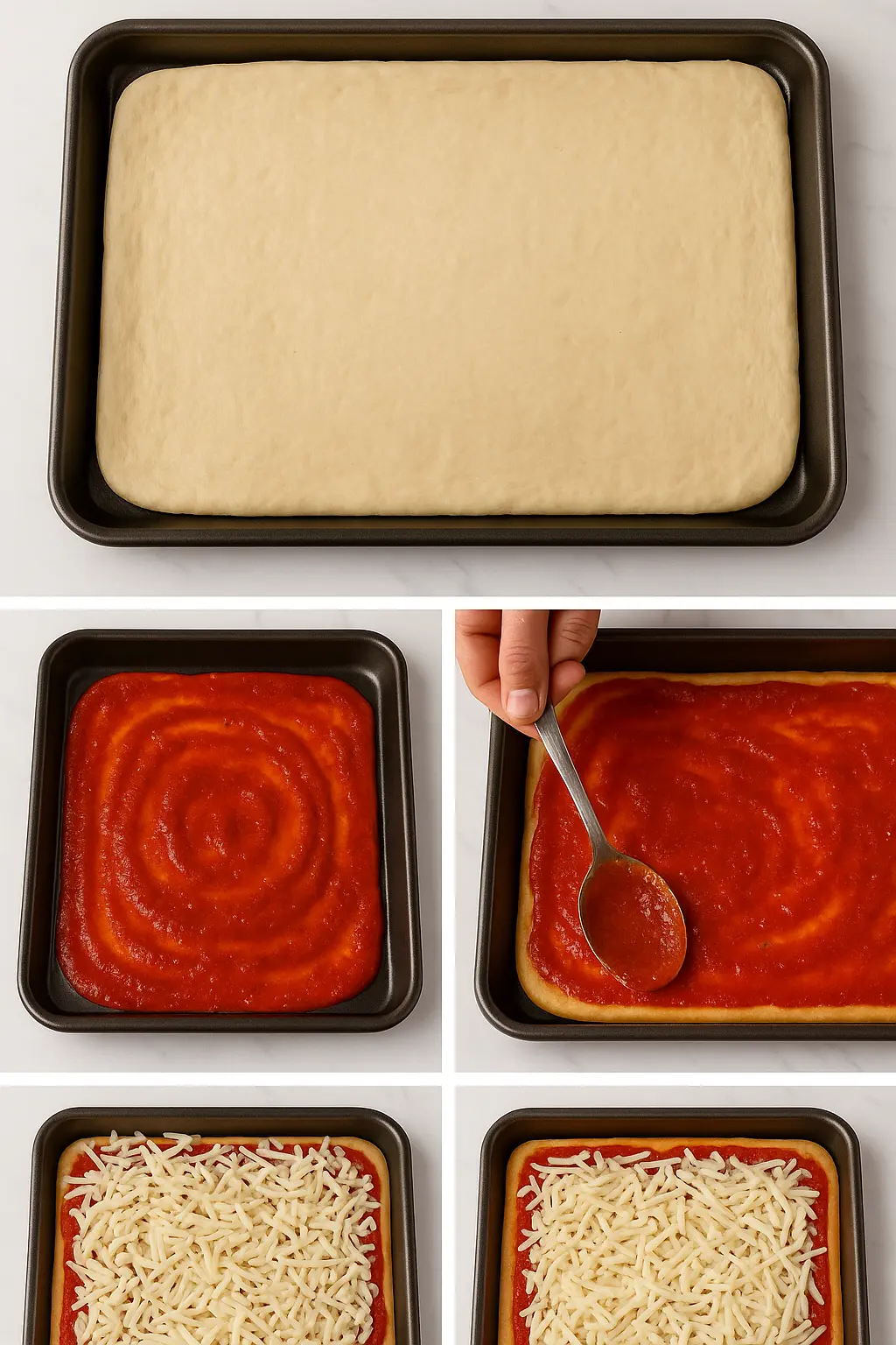 sheet pan pizza recipe