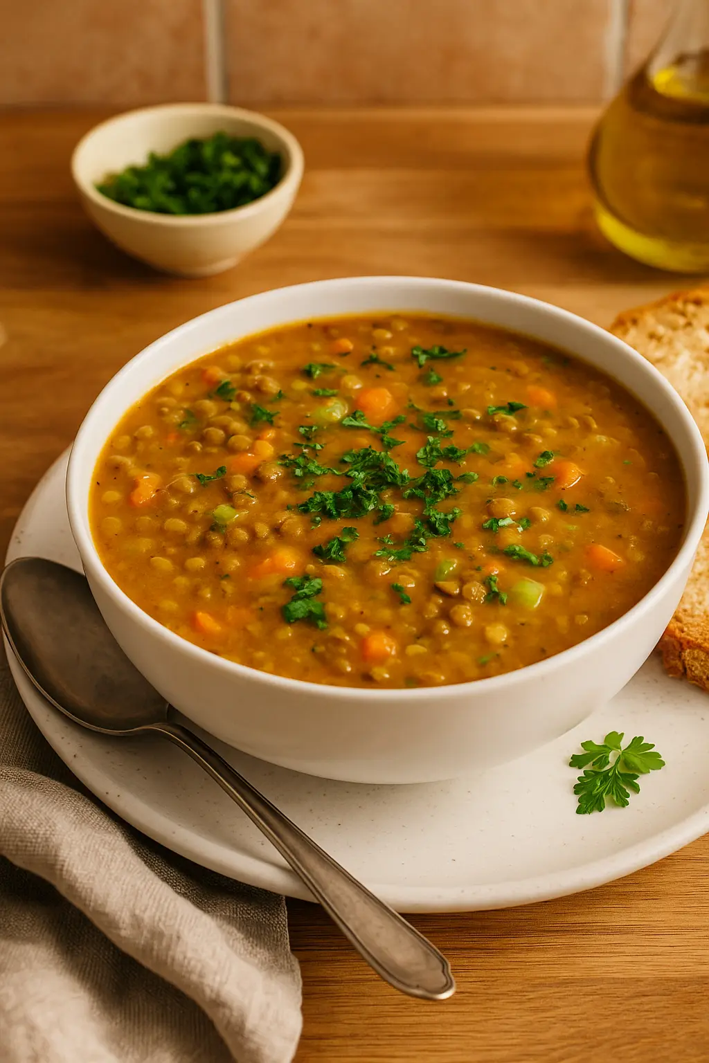 low sodium lentil soup