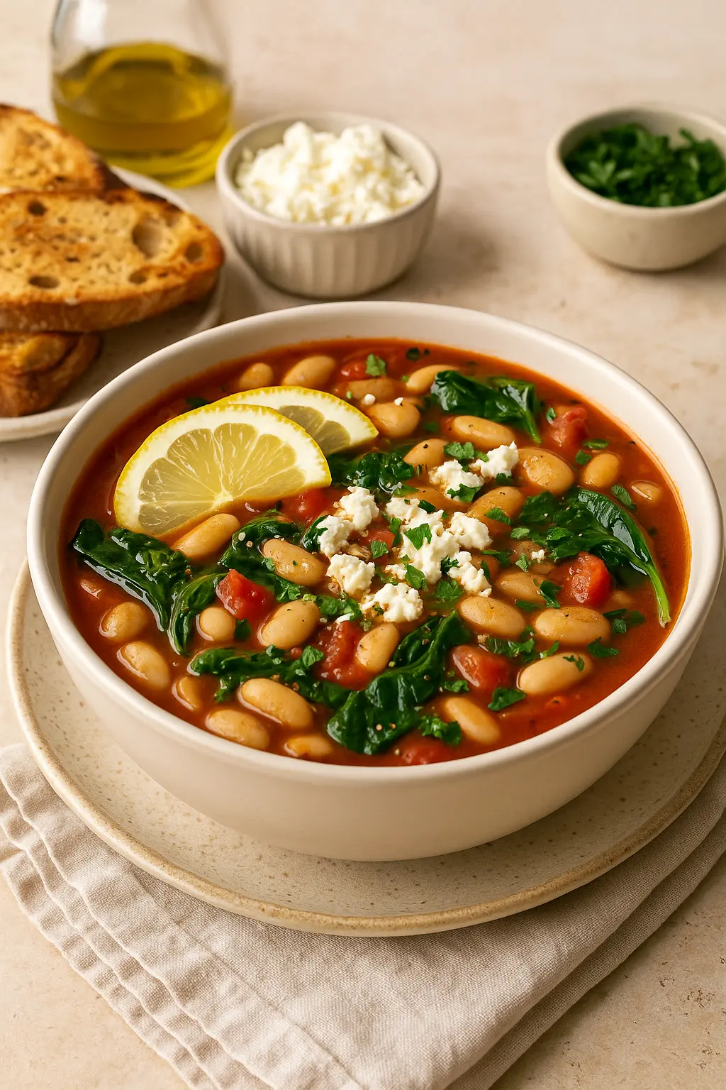 mediterranean white bean soup recipes