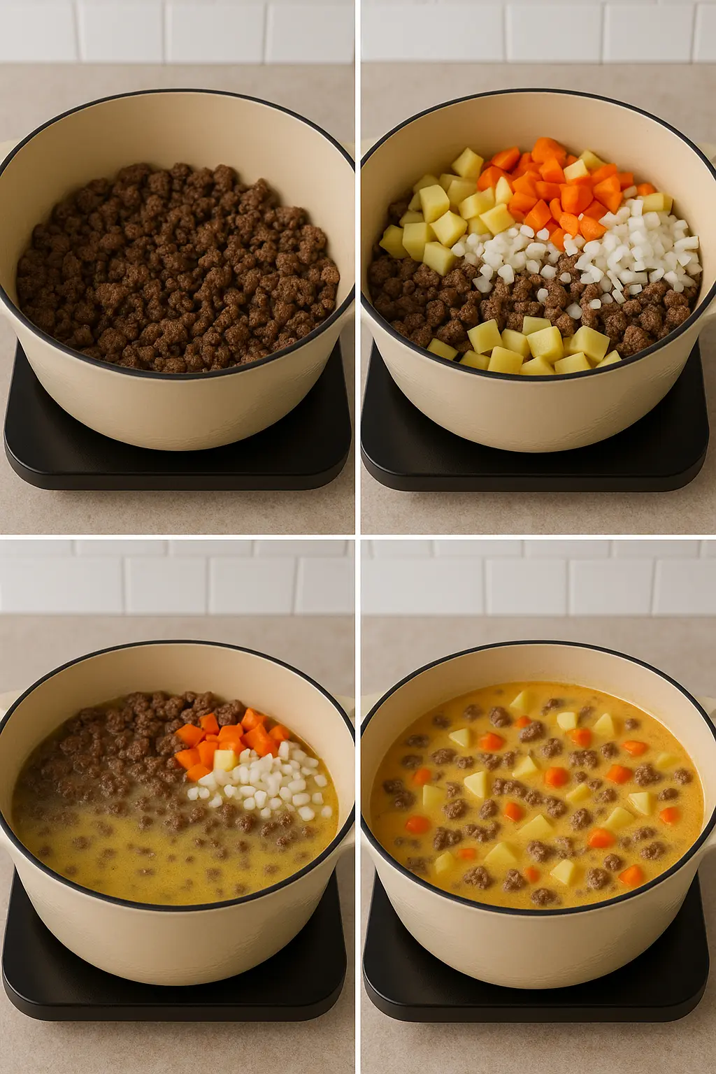 hamburger potato soup recipe