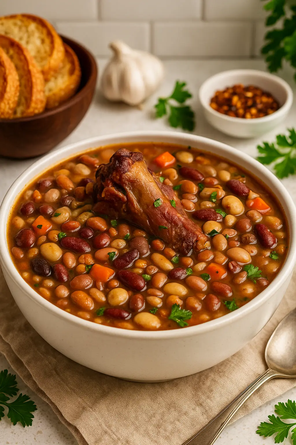 15 Bean Soup Recipe With Ham Bone Crock Pot –Easy Steps!