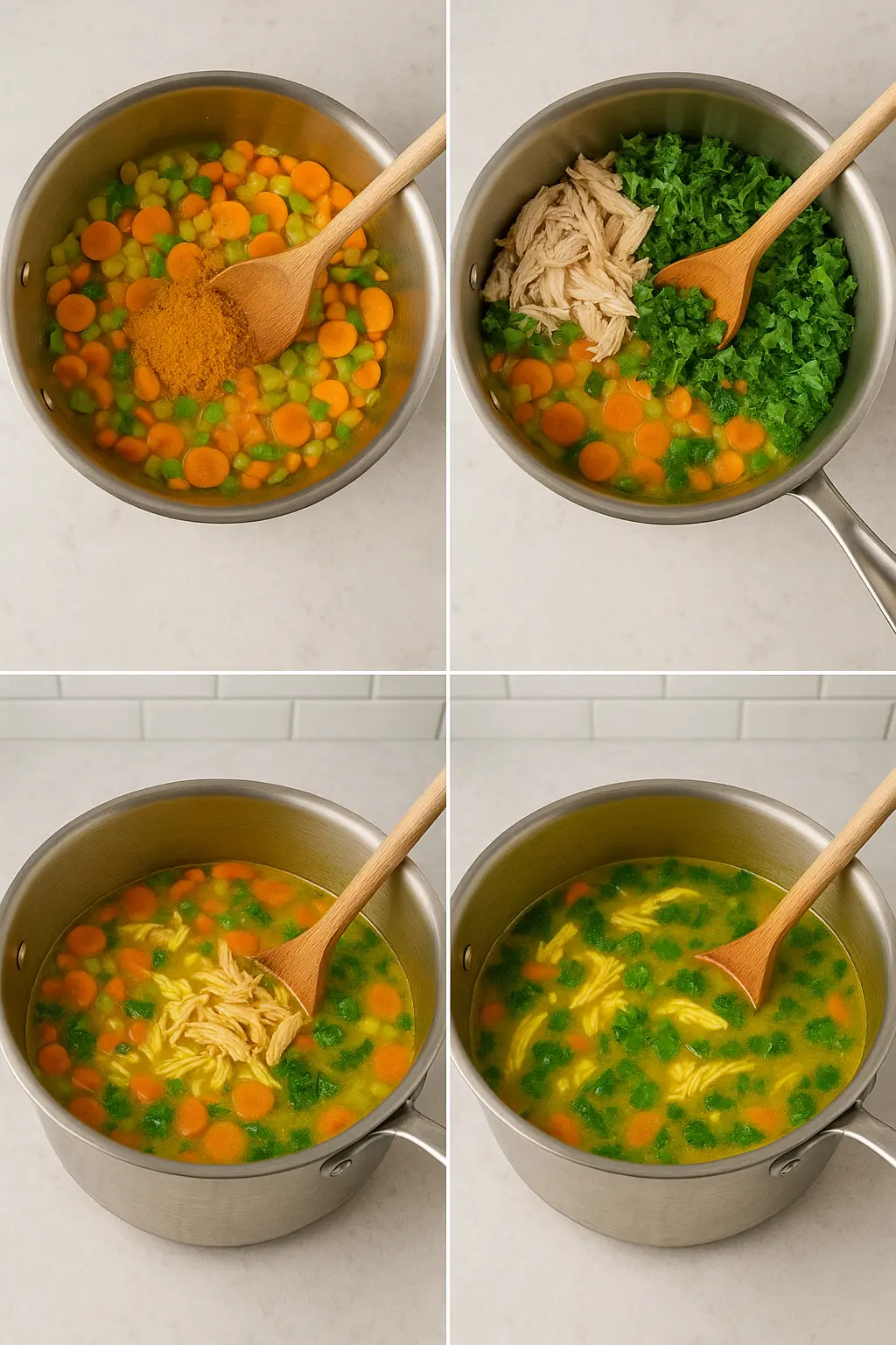anti inflammatory chicken turmeric soup