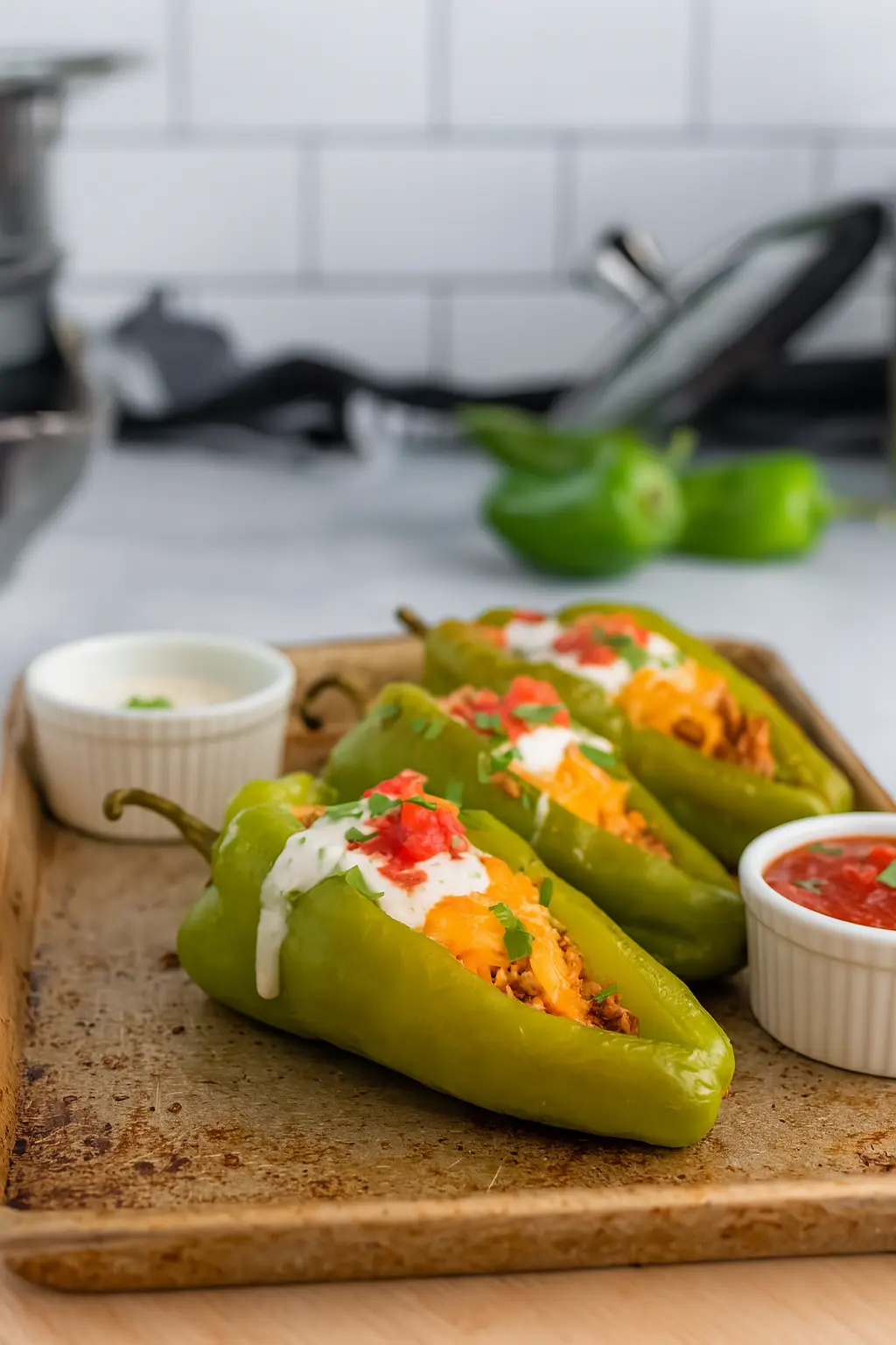 The Best Homemade Stuffed Hatch Chiles