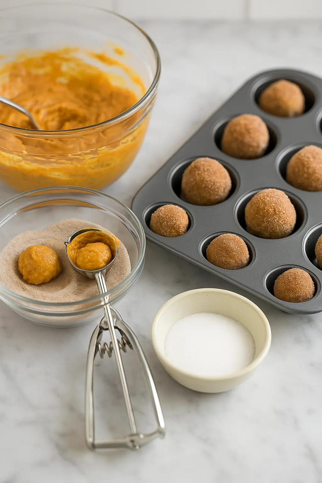 Pumpkin Donut Holes