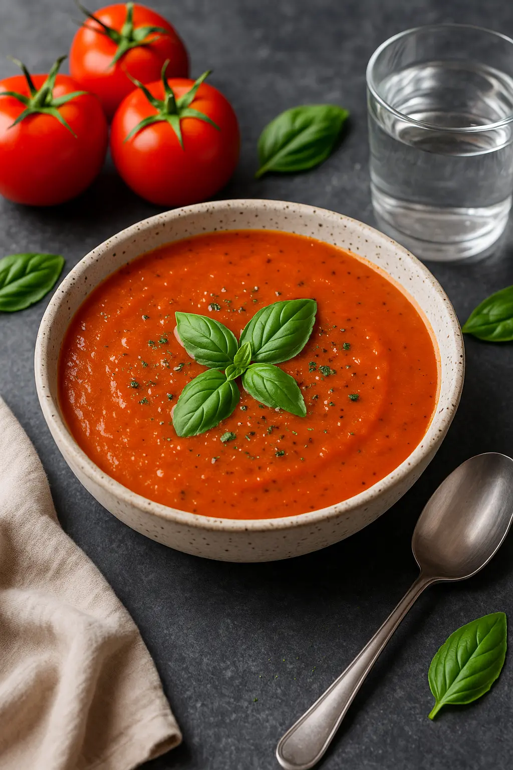 Easy Homemade low sodium tomato soup
