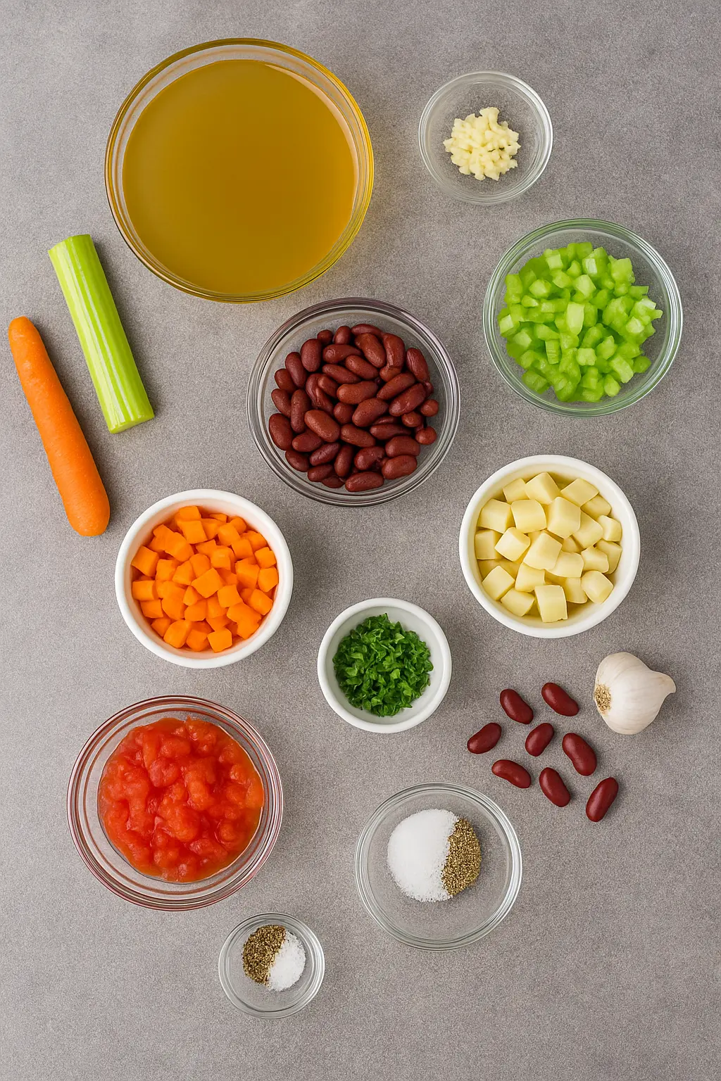 vegetable soup with beans