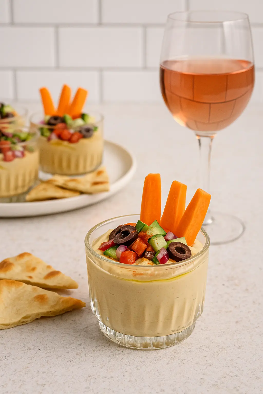 The Best Mediterranean Individual Hummus Cups​ Ever