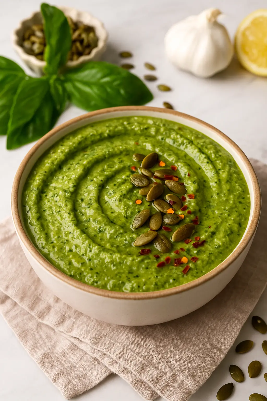 Creamy Avocado Pumpkin Seed Pesto Recipe
