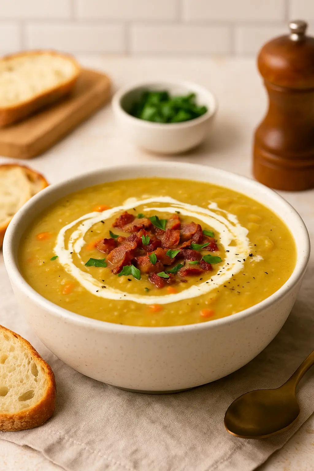 Best Homemade Split Pea Soup and ham soup split peas